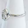 Herkimer diamond ring silver Ag 925 R3946