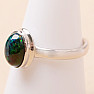 Black Ethiopian Opal Ring Silver Ag 925 R395
