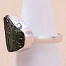 Moldavite silver ring Ag 925 R396