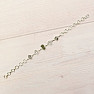 Vltavín, Herkimer diamond and Campo del Cielo meteorite bracelet silver Ag 925 LOT40