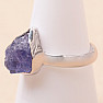 Tanzanite raw ring silver Ag 925 LOT402
