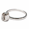 Herkimer diamond ring silver Ag 925 R4052