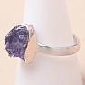 Tanzanite raw ring silver Ag 925 LOT408