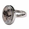 Opal dendritic ring silver Ag 925 R41