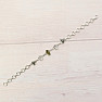 Vltavín, Herkimer diamond and Campo del Cielo meteorite bracelet silver Ag 925 LOT41