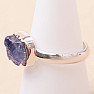 Tanzanite raw ring silver Ag 925 LOT415