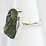Moldavite silver ring Ag 925 R424