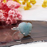 Be Beautiful Aquamarine heart ring 43