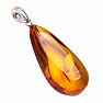 Amber pendant silver Ag 925 no. 43