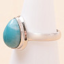 Larimar ring silver Ag 925 LOT430