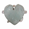 Be Beautiful Aquamarine heart ring 44