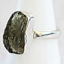 Moldavite silver ring Ag 925 R447