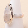 Moonstone rainbow ring silver Ag 925 R4499