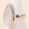 Moonstone rainbow ring silver Ag 925 R4539
