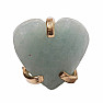 Be Beautiful Aquamarine heart ring 46