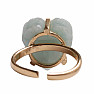 Be Beautiful Aquamarine heart ring 46