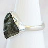 Moldavite silver ring Ag 925 R467