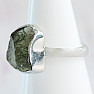 Moldavite silver ring Ag 925 R482