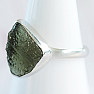 Moldavite silver ring Ag 925 R484