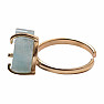 Be Beautiful Aquamarine heart ring 49