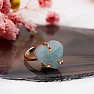 Be Beautiful Aquamarine heart ring 49