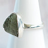 Moldavite silver ring Ag 925 R491
