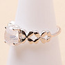Moonstone rainbow ring silver Ag 925 49439
