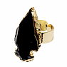 Obsidian Witch Ring Protection No. 5