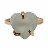 Be Beautiful Aquamarine heart ring 51