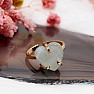 Be Beautiful Aquamarine heart ring 51