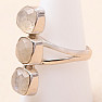 Moonstone rainbow ring silver Ag 925 51220