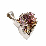 Bismuth pendant silver Ag 925 B524