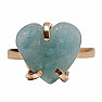 Be Beautiful Aquamarine raw ring 53