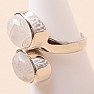 Moonstone rainbow ring silver Ag 925 54880