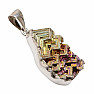 Bismuth pendant silver Ag 925 B552
