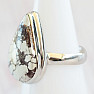 Magnesite Wild horse ring silver Ag 925 R553