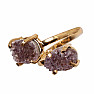Be Beautiful Amethyst double ring 56