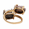 Be Beautiful Amethyst double ring 56