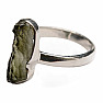Moldavite silver ring Ag 925 R566