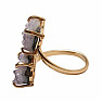 Be Beautiful Amethyst double ring 58