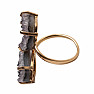 Be Beautiful Amethyst double ring 59