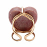 Be Beautiful Crystal Strawberry Ring 6