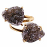 Be Beautiful Amethyst double ring 60