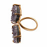 Be Beautiful Amethyst double ring 60