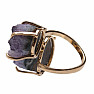 Be Beautiful Amethyst double ring 61