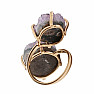 Be Beautiful Amethyst double ring 61