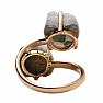 Be Beautiful Amethyst double ring 62