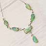 Opal Ethiopian Raw Necklace Silver Ag 925 N68