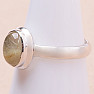 Sagenite crystal with rutile ring silver Ag 925 68789