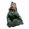 Malachite in parent rock raw Morocco 7